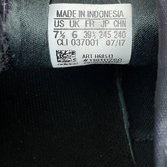 Adidas Edge Lux Bounce Running Shoes Womens Size 7.5 Black White Gum Athletic - Picture 14 of 14